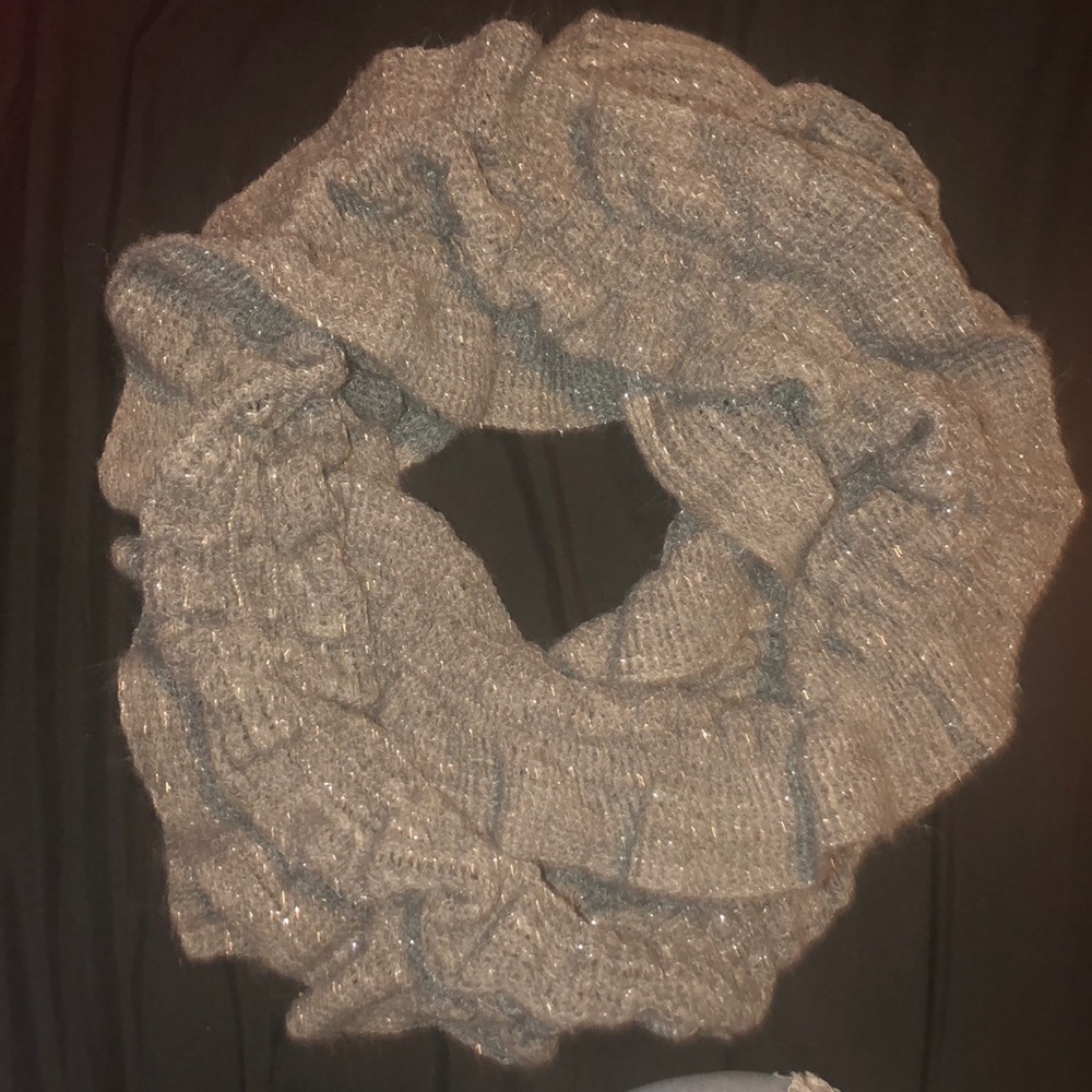 New York & Company Gray Scarf